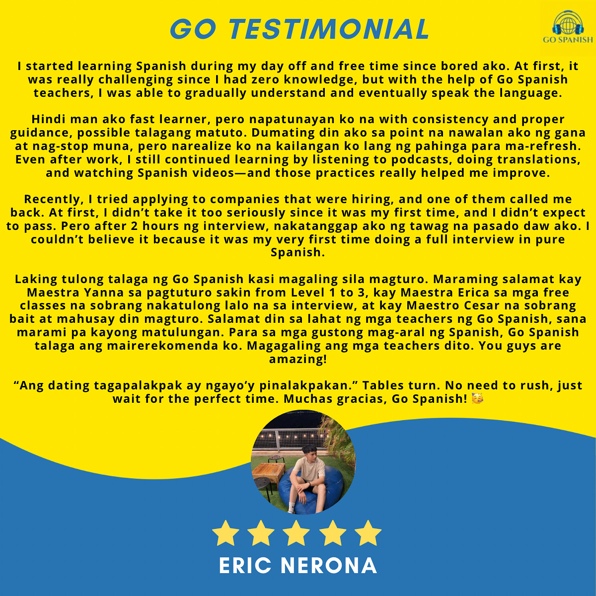 Testimonial