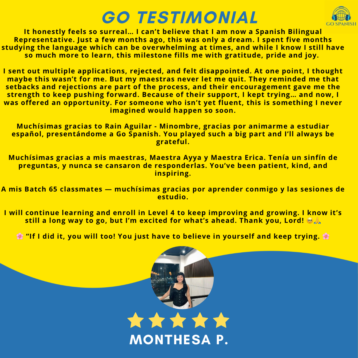 Testimonial