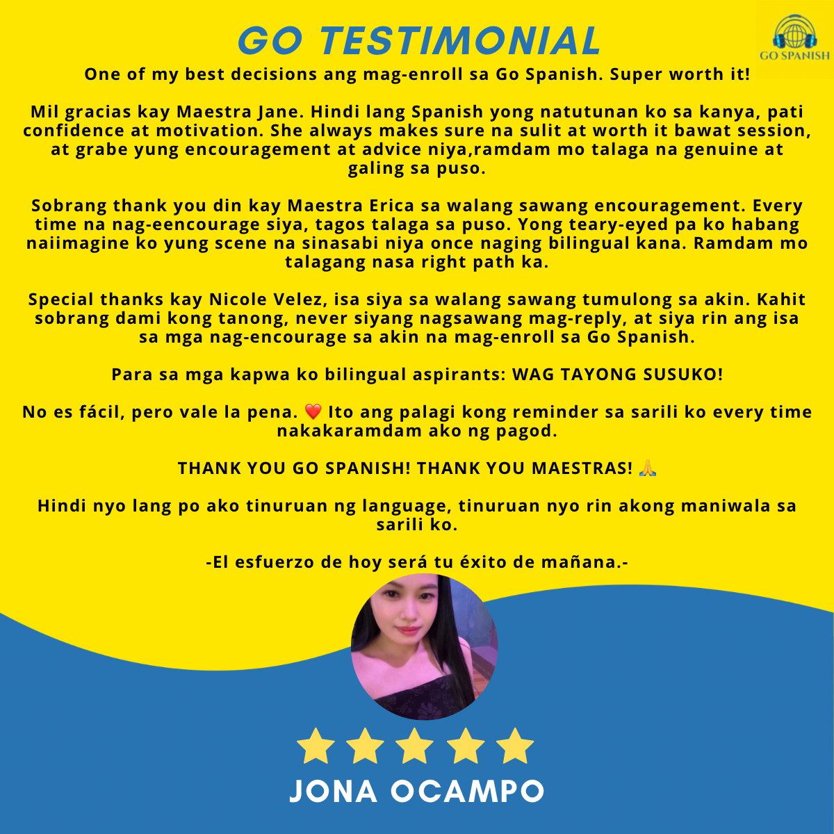 Testimonial