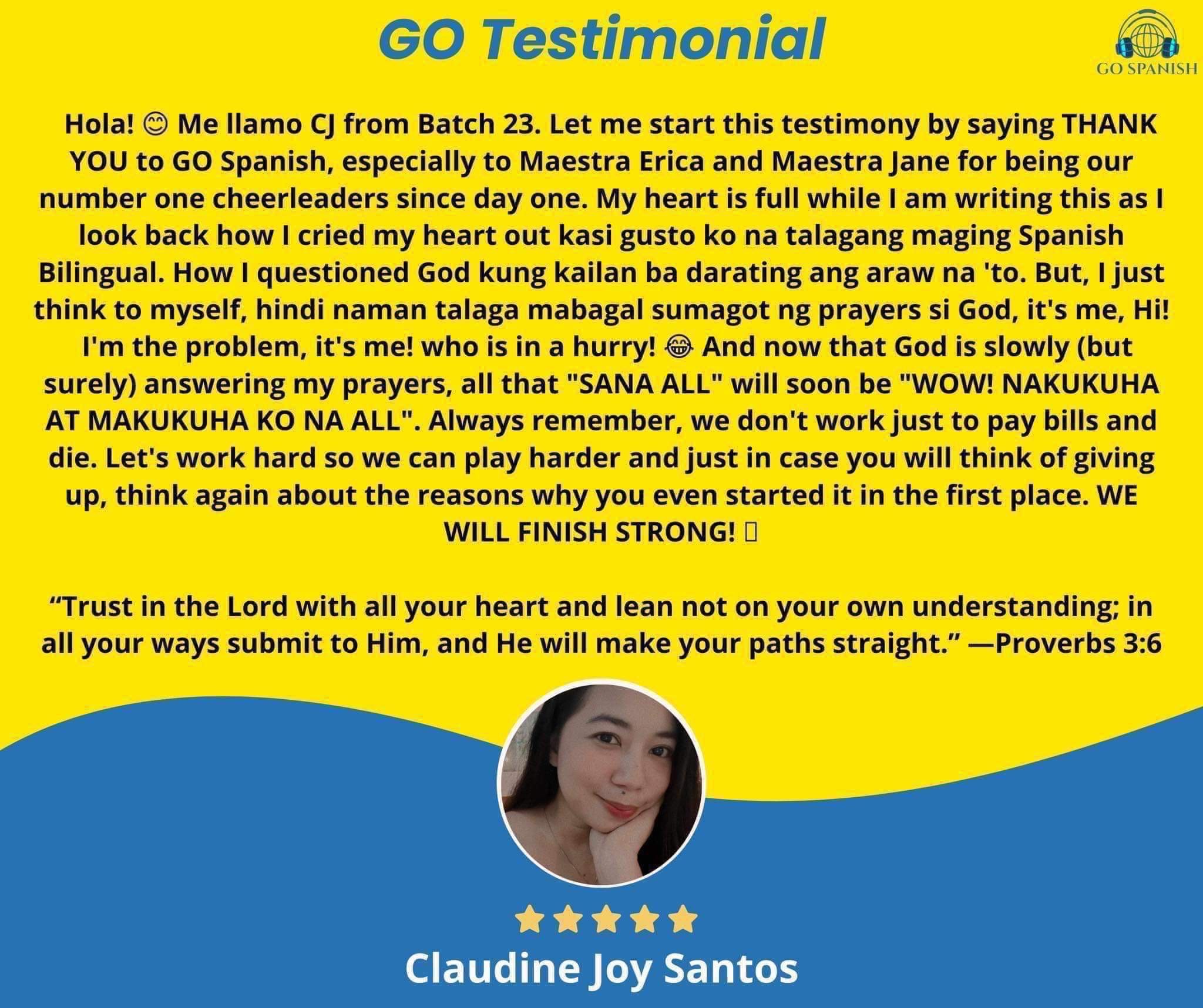 Testimonial